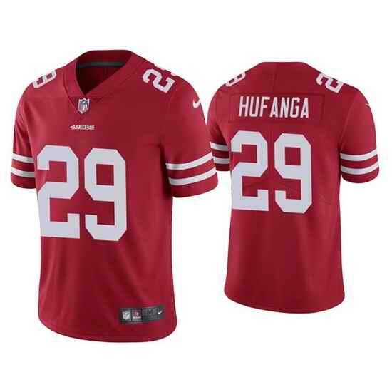 Youth NFL San Francisco 49ers #29 Talanoa Hufanga Red Vapor Untouchable Limited Stitched Jersey Youth NFL San Francisco 49ers #29 Talanoa Hufanga Red Vapor Untouchable Limited Stitched Jersey
